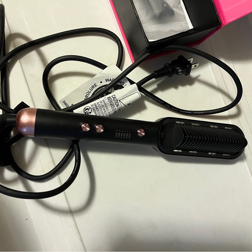 Wavytalk Hair Straightener Brush, Ionic Hair Straightening Brush
